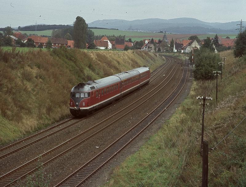 das Harzvorland waren die letzten Einsatzgebiete des VT 08 (bzw. Vt 12 )