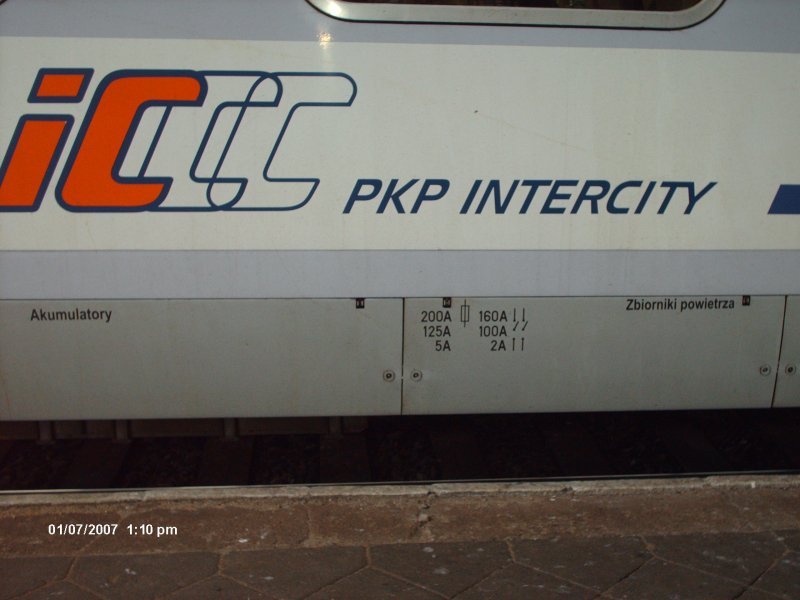 Das Logo des PKP InterCity.