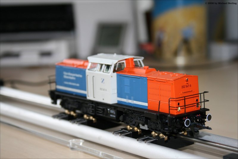 Das Roco Modell der 202 547-6 der Nordbayerischen Eisenbahn. 4.10.2008