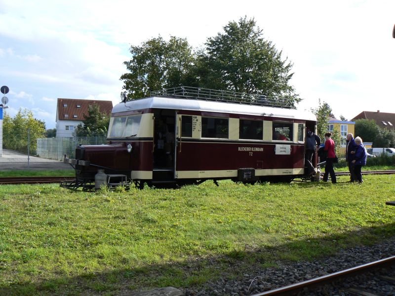 Das Schweineschnutzchen der Bleckeder Kleinbahn, aufgenommen am 02.09.2007 in Schnberg/Holstein.