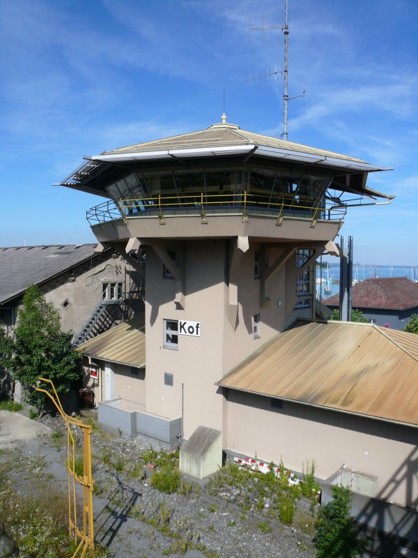 Das Stellwerk von Konstanz am 1.8.2007
