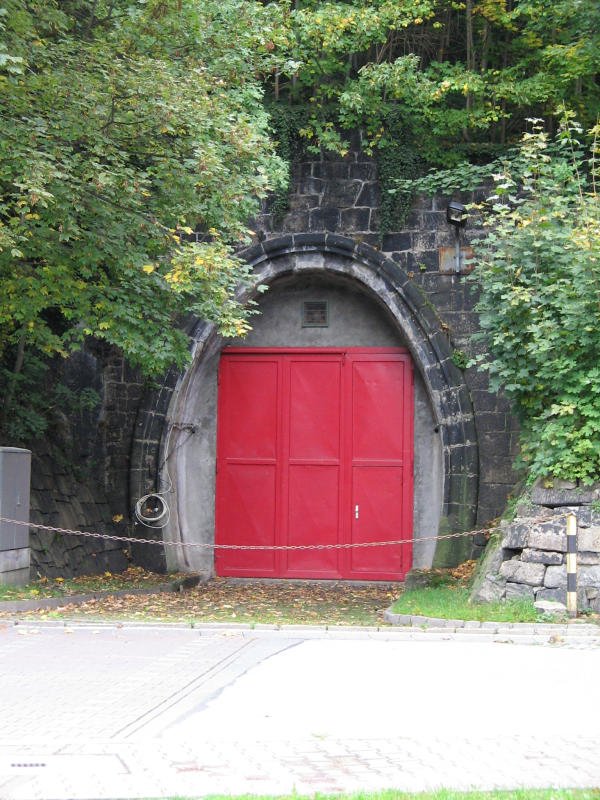 Das Sdportal des Schwarzenberger Schlobergtunnels, 03.10.07