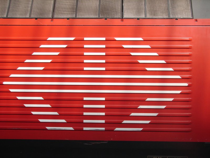 Das Zeichen der SBB von einer der schnsten LOk die die SBB zu bieten hat. Aufgenommen am 10.10.2007 Zrich HB