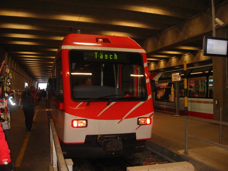 Das Zermattshuttle in Zermatt  3.2.08