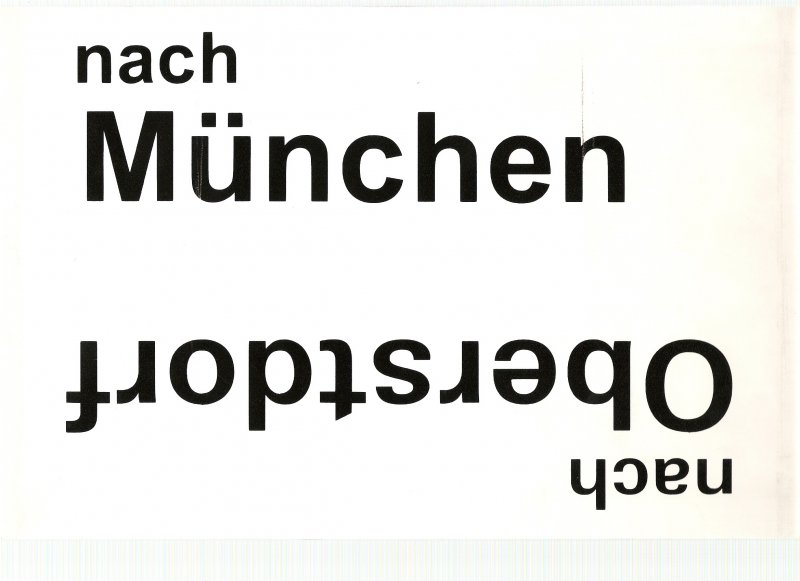 Das Zuglaufschild von ALEX Zgen. Das Schild ist natrlich nicht geklaut sondern im Zug gescant.