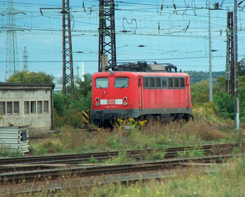 DB 140 712-1 in Grokorbetha; 04.09.2008