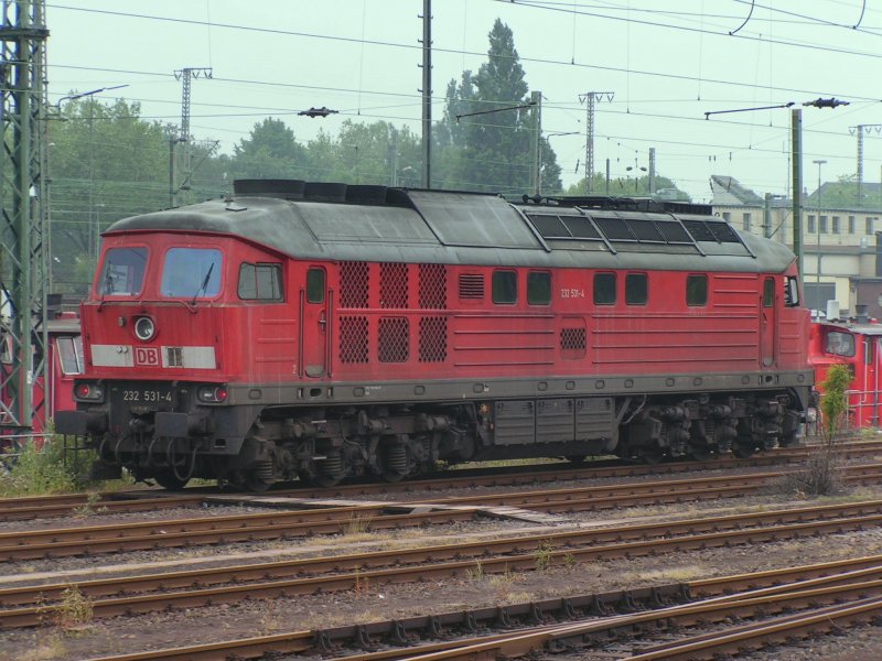 DB 232 531-4 ( ex DR Ludmilla ) in Wanne-Eickel am 31.05.2004.