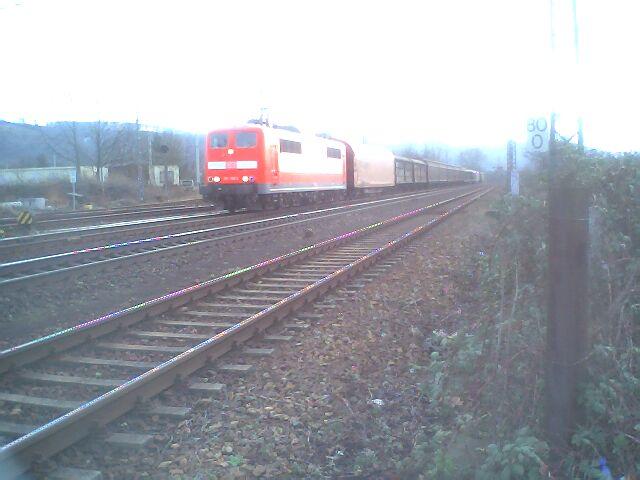 DB-Cargo 151 am 20.01.03 in Ettlingen-West