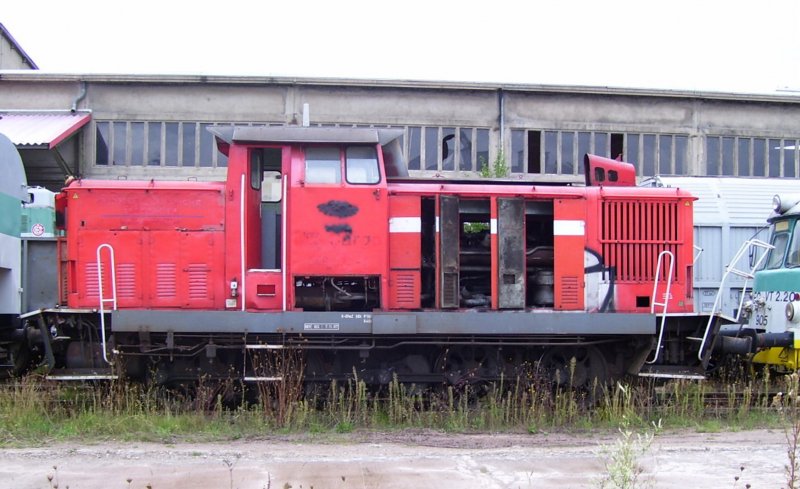 DB Cargo 346 833-7 am Zementwerk Karsdorf; 08.09.2007