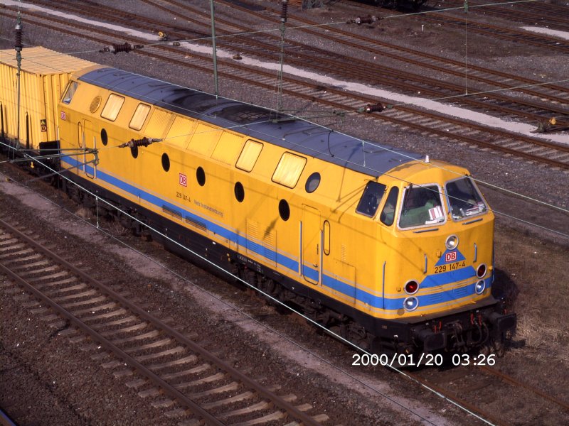 DB Netzinstandsetzung 229 147-4 in Duisburg-Entenfang