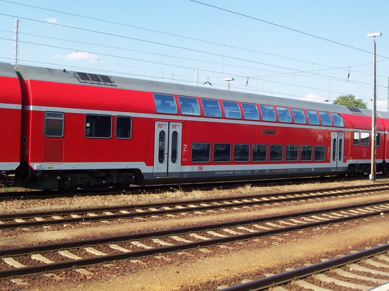 DBpza 780 der DB Regio steht am 06.08.2007 in Cottbus.