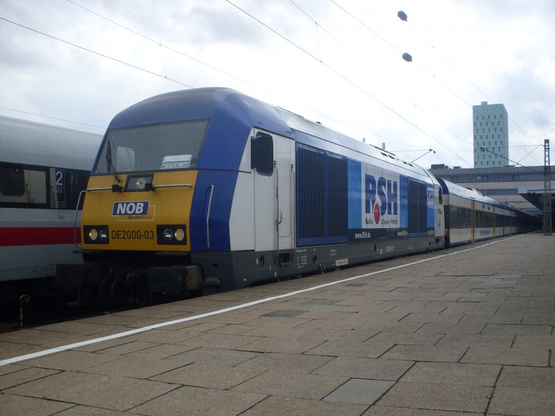 DE 2000-03 mit RSH Werbung in Hamburg Altona