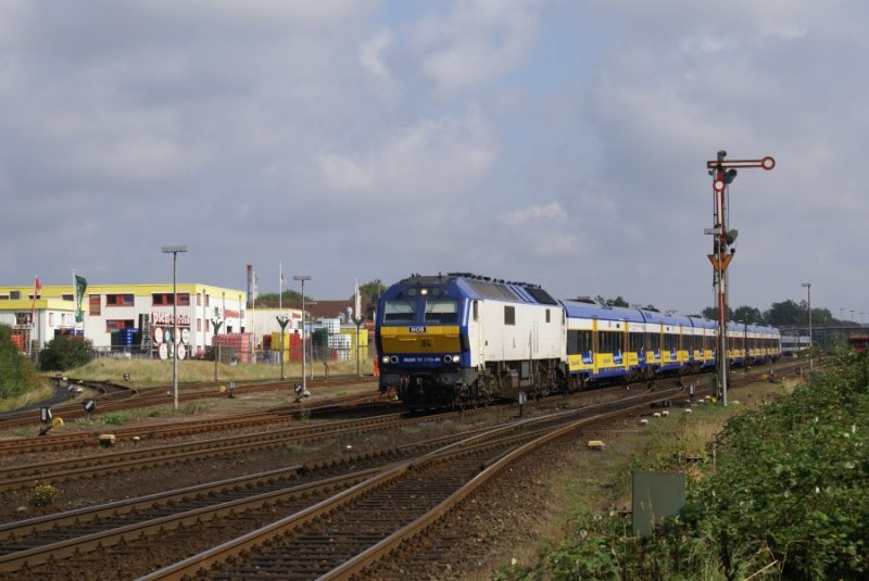 DE 2700-04 erreicht am 24.08.2007 mit einer NOB Westerland