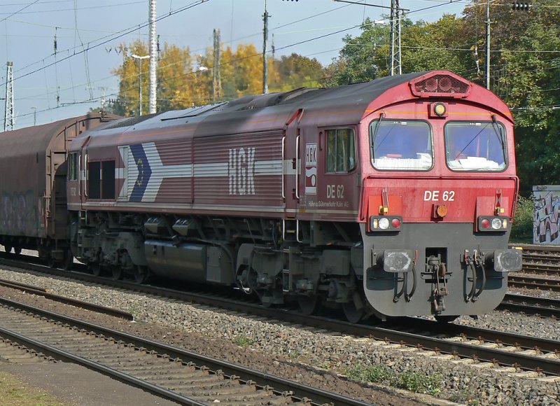 DE62 der HGK in Kln West am 23.10.2009