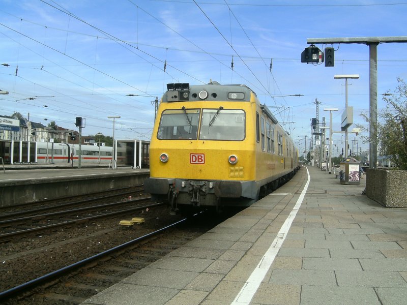 Der 719 001 am 31. August 2009 beim Wendestop in Hamburg Altona.