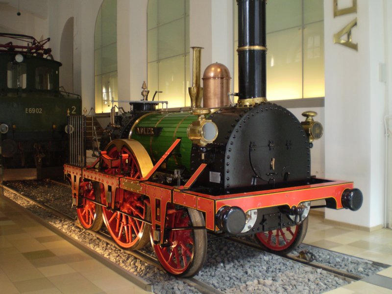 Der Adler im Nrnberger DB-Museum.