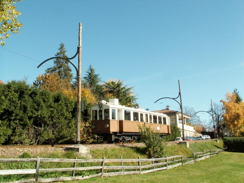 Der  Alioth  TW 105 zwischen Maria Himmelfahrt und Oberbozen.27.10.05