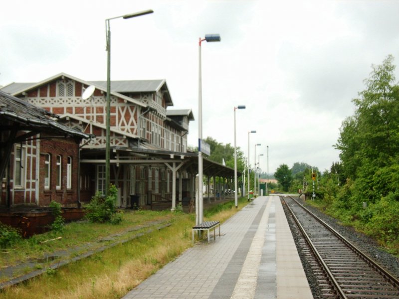 Der Bahnhof Dissen am 12.5.2007.