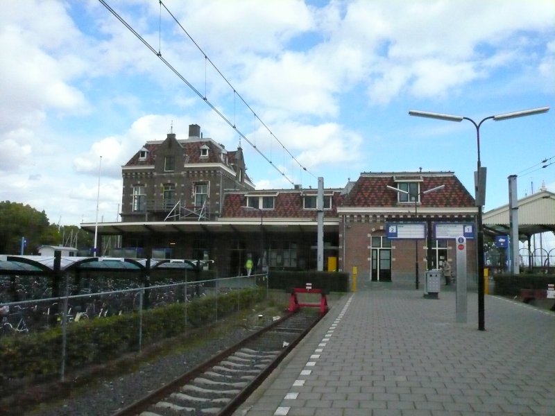 Der Bahnhof Enkhuizen am 19.9.2007