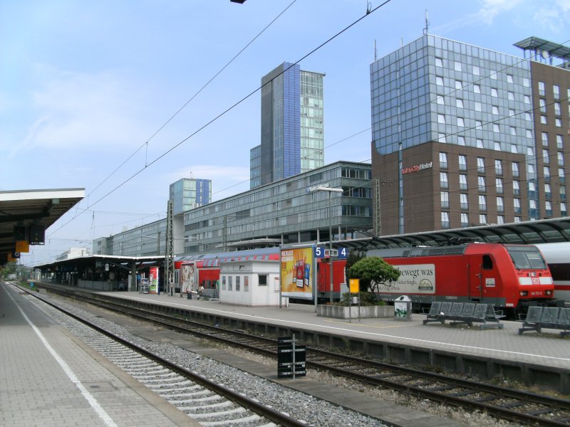 Der Bahnhof Freiburg im Breisgau am 09.05.2009!