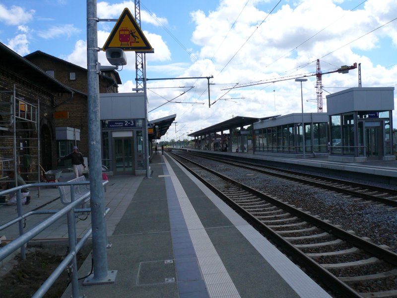 der Bahnhof Greifswald am 25.7.2007