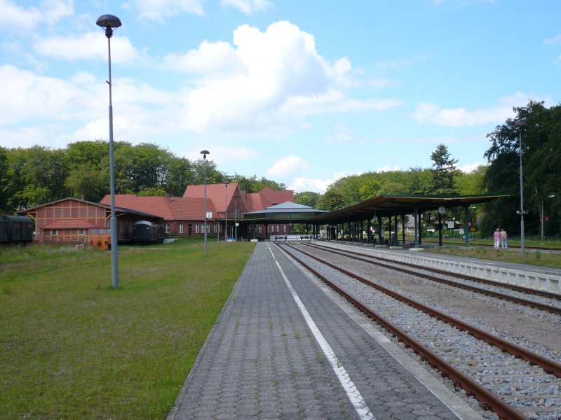 Der Bahnhof Heringsdorf am 23.7.2007