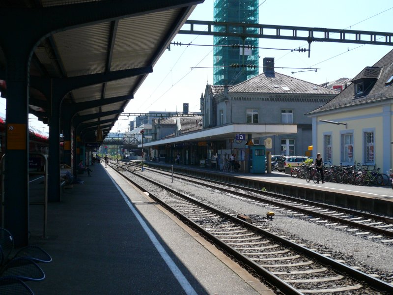 Der Bahnhof Konstanz am 4.8.2007