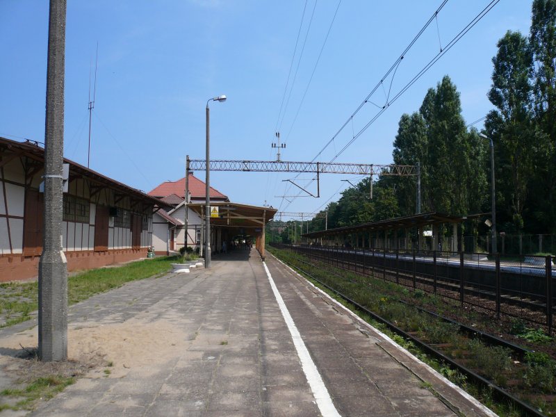 Der Bahnhof Miezdroje am 20.7.2007