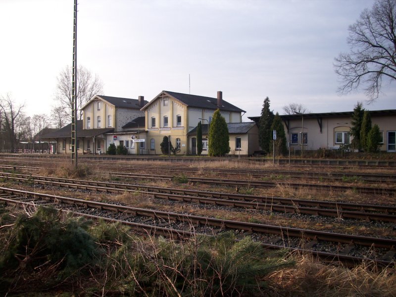 Der Bahnhof in Munster.