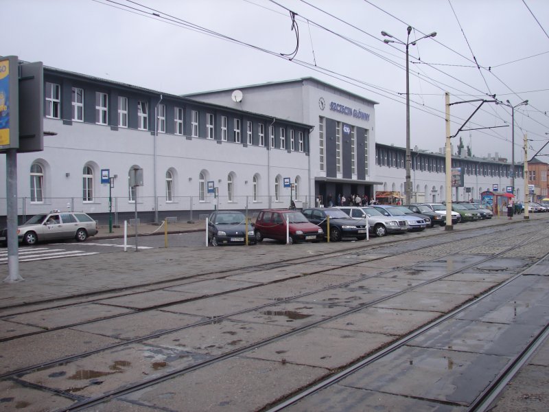 Der Bahnhof Szczecin Głwny. Aufgenommen am 11.08.07