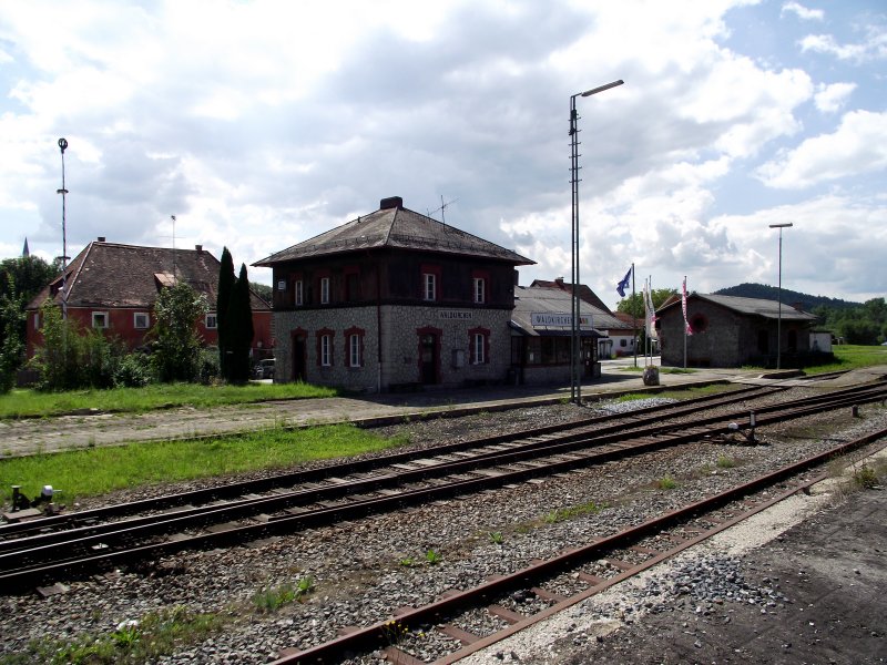 Der Bahnhof Waldkirchen am 09.08.12