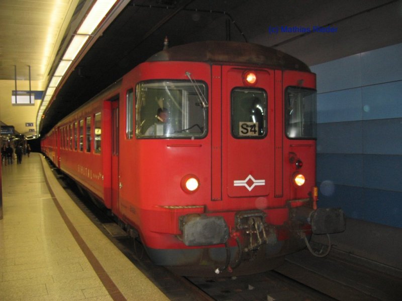 Der BDe- Pendel verkehrt Samstag, Sonntag Morgen wegen Reinigungs- Arbeiten an den andern Zgen am 29. Sept 07 in Zrich
