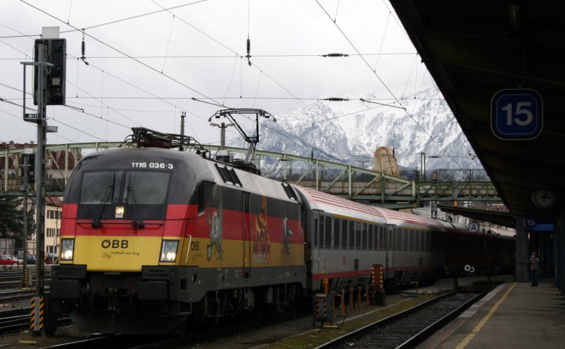 Der Deutschland Taurus heute in Salzburg mit dem EC 115  W�rthersee 