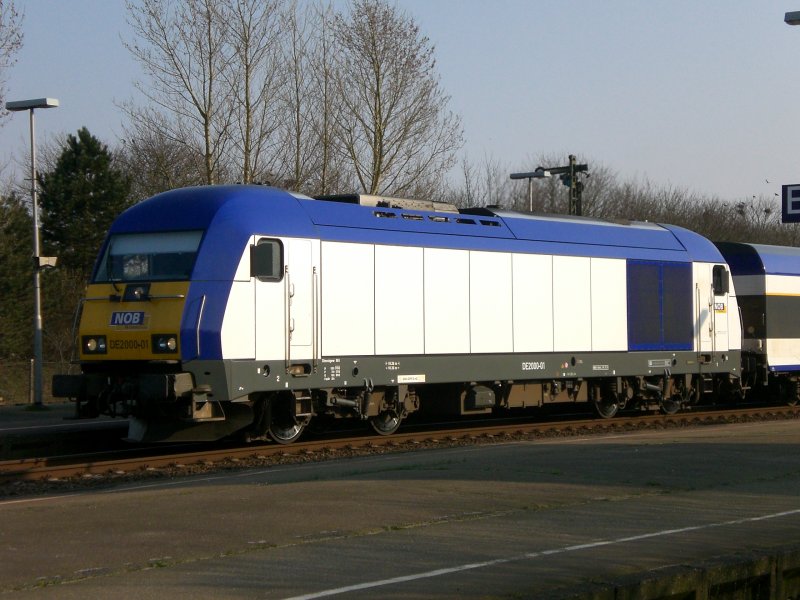 Der Herkules DE 2000-01, der NOB, am 31.03.2007 in Niebll.