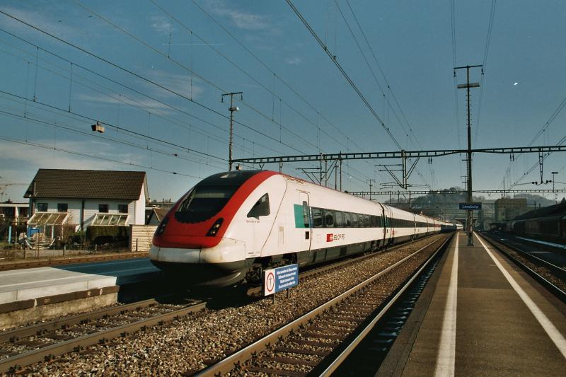 Der ICN, am am 5.2.04 in Lenzburg