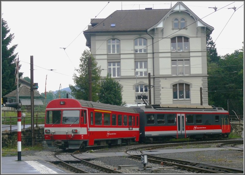 Der letzte Zug nach Altsttten Stadt Regio 151 verlsst bereits um 17.51 Uhr Gais. Spter verkehren noch zweimal Busse. (12.06.2008)