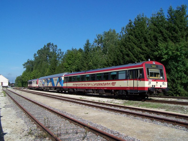 Der Naturpark Express in Blumberg am 24/08/08.