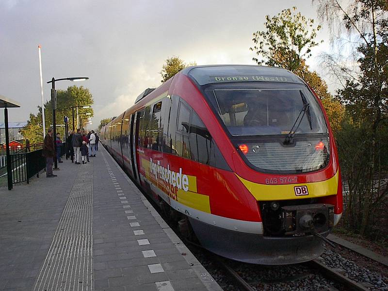 Der neue Talant in Enschede De Eschmarke (NL) als Regionalbahn von Enschede (NL) nach Gronau (Westf).