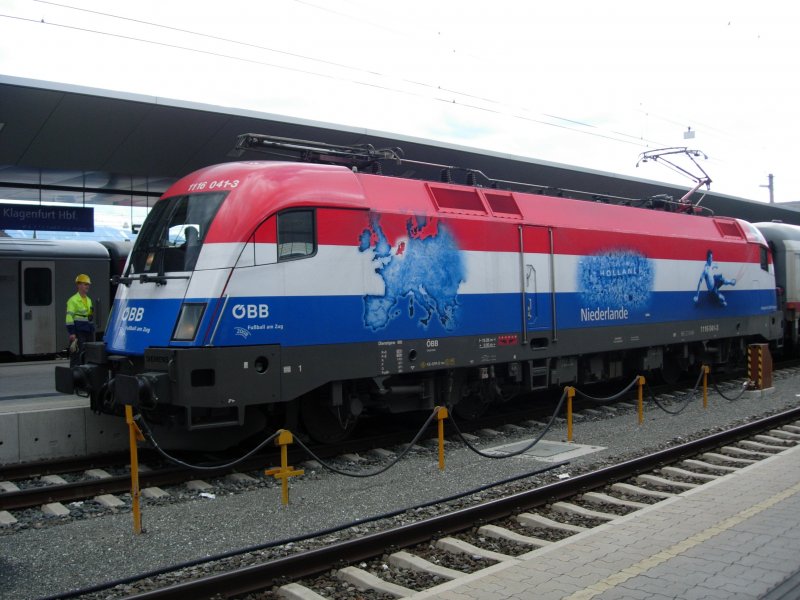 Der Niederlande-Taurus 1116 041-3 in Klagenfurt am 23.04.08