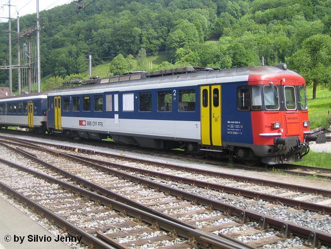 Der RBe 540 028-8 stand am 25.5.06 in Ziegelbrcke. Werktags wird diese Komp. auf der S2 Effretikon-Ziegelbrcke eingesetzt, da nicht gengend DPZ vorhanden sind.