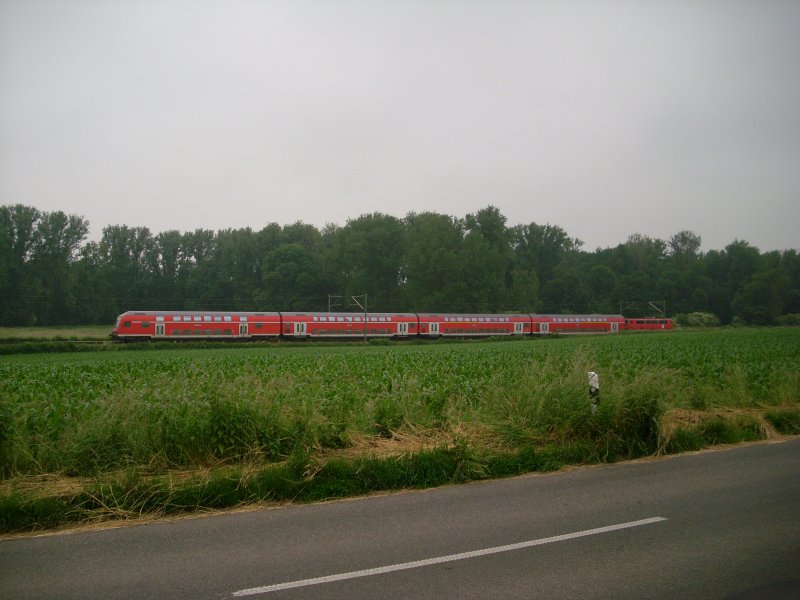 Der RE4 verkehrt am Mittwoch morgen mal wieder falschrum Richtung Mnchengladbach