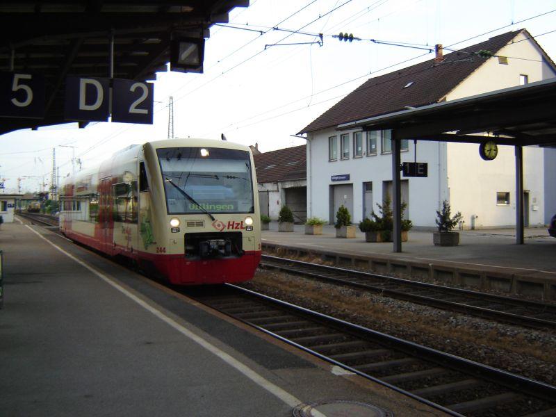 Der RegioShuttle der Hzl in Villingen.