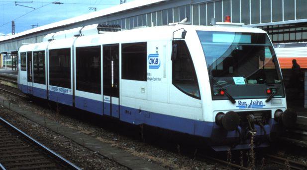Der RVT der DKB ist nicht nur im Regionalbereich eingesetzt, die DKB fhrt mit ihrem RVT sogar bis nach Dsseldorf.