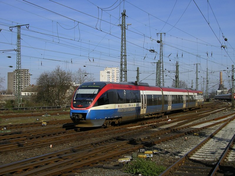 Der Talent der Priggnitzer Eisenbahn,RB Lnen - Dortmund.
(23.03.2008)