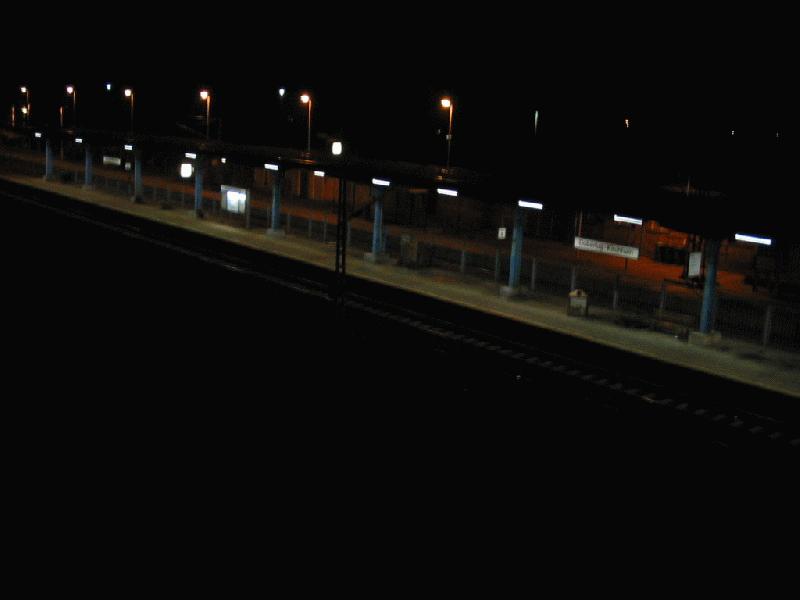 der untere Bahnhof von Doberlug-Kirchhain am 25.11.02