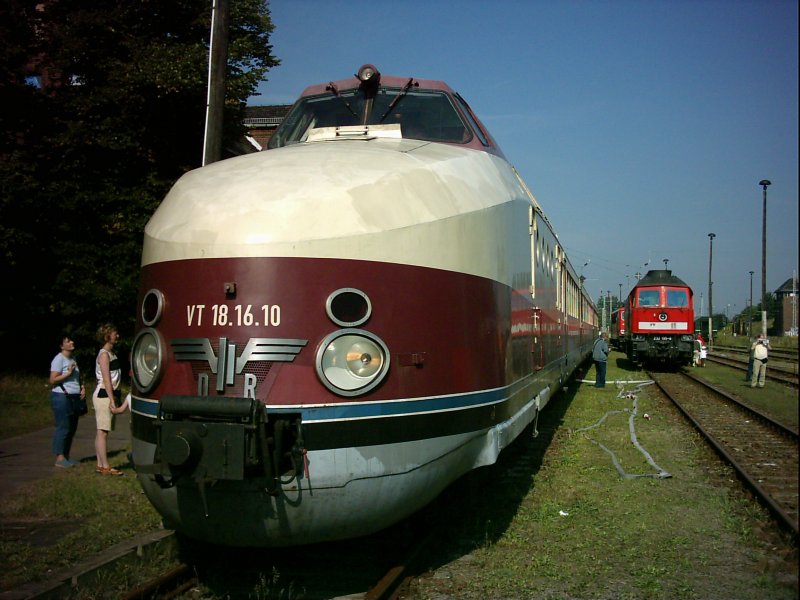 Der VT18 in Berlin Schneweide zum BW Fest
