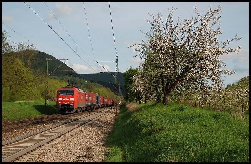 Der Winner ist unterwegs in Richtung Stuttgart. Aufgenommen am 01.Mai 2008 bei Sen.