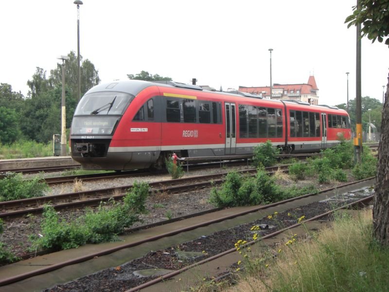 Desiro (DB) 642 643-1 am 01.08.2008 abgestellt am Grlitzer Bahnhof