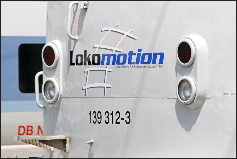 Detail der 139 312. Aufgenommen am heien Sommertag des 01.07.07 in Mnchen Ost.