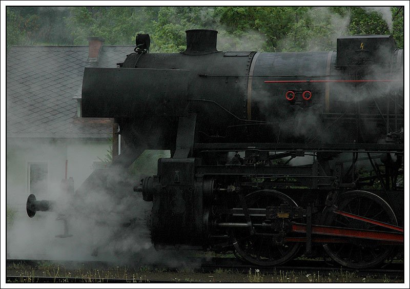 Detail 52.4984, aufgenommen in Bad. St. Leonhard am 4.5.2007. Auf dem Bild ist der starke Regen schn zu sehen.